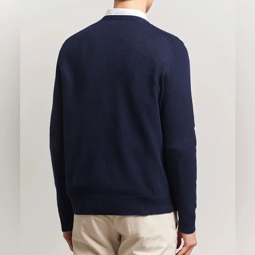 Revolve POLO Ralph Lauren Cashmere Cotton Blend Crewneck Pullover Sweater